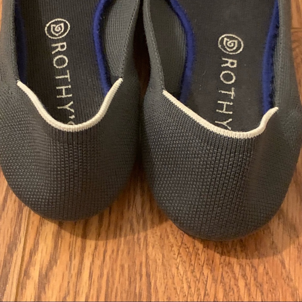 ❌SOLD❌Rothy’s The Point Flat - Gray - Picture 6 of 12